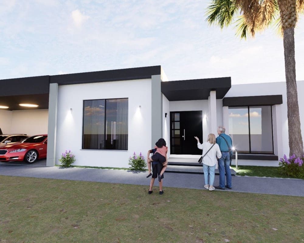 Modelo de construcción de casa